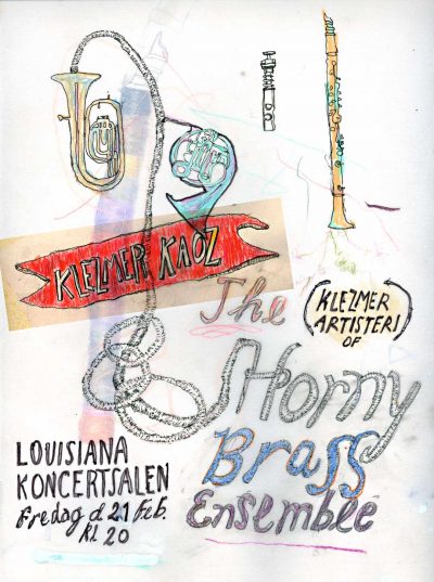 Poster for Klezmerphobia’s Louisiana concert